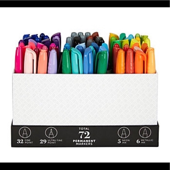 OfficeMax set of 72 permanent colored markers - Picture 2 of 3
